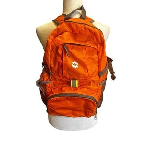 Olar Hike Orange & Gray Backpack, Durable Fabric, Padded Straps perfect 4 hiking